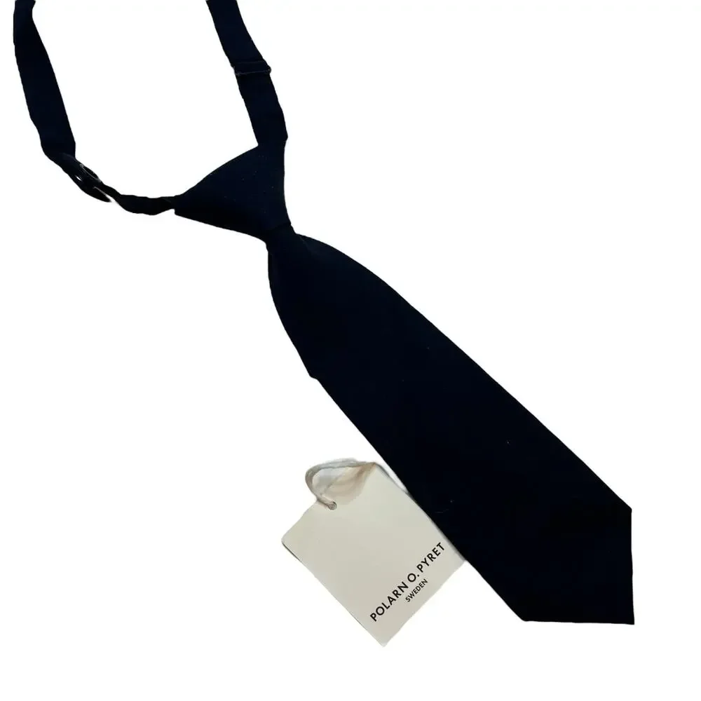 Polarn O Pyret Kids Solid Blue Necktie New with‎ tags